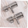 thumbnail image 4 of HINTRMENT 2 Pcs Loquet de Porte Rabattable en Acier Inoxydable pour Usage de Bureau, 4 of 8