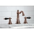 thumbnail image 3 of Kingston Brass FSC197AKLAC Duchess Widespread Bathroom Faucet with Brass Pop-Up, Antique Copper, 3 of 8