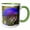 Green/White, variant on 3drose, Artichoke Thistle Blooms, Desert Botanical Garden, Phoenix, Arizona., 11oz Mug