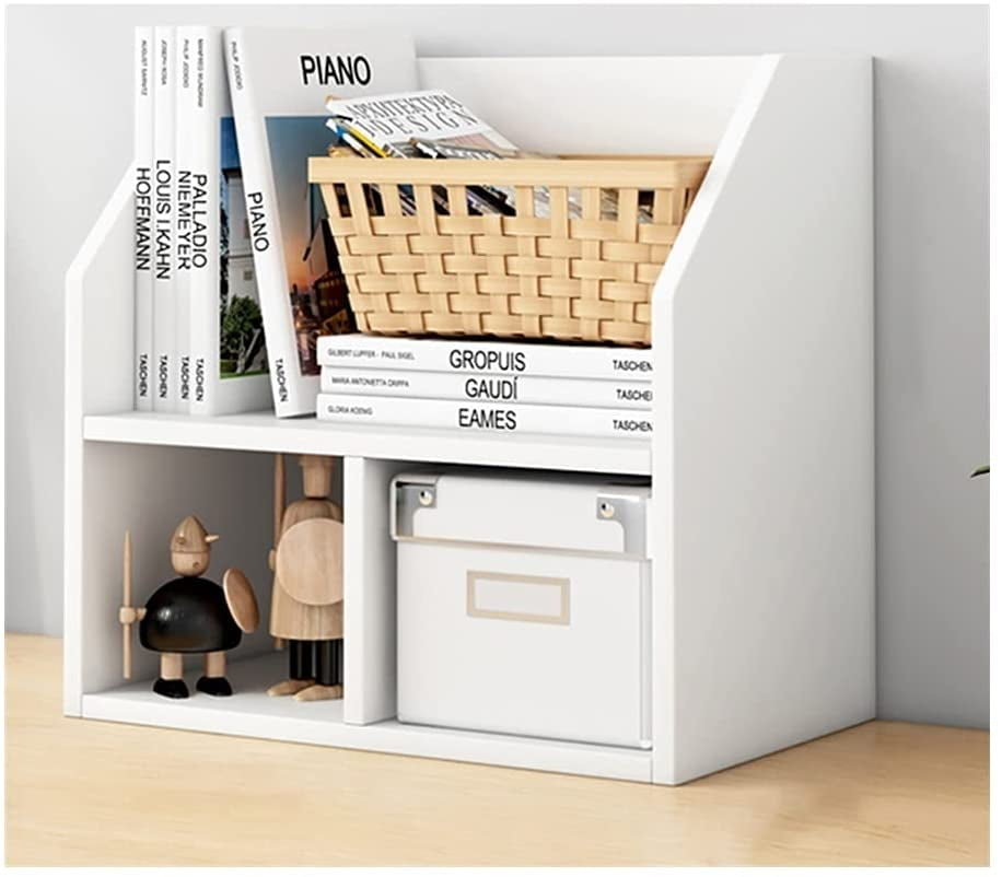 Sturdy Bookshelf Desktop Bookshelf Display Shelf 2Tier Bookcase Makeup