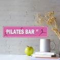 thumbnail image 6 of Metal Signs: Pilates Bar ST Workout Poster Pink Girls Room Door Decor Metal Tin Sign Wall Decor Retro Art Signs for Home Decor Gifts 16x4 in, 6 of 8