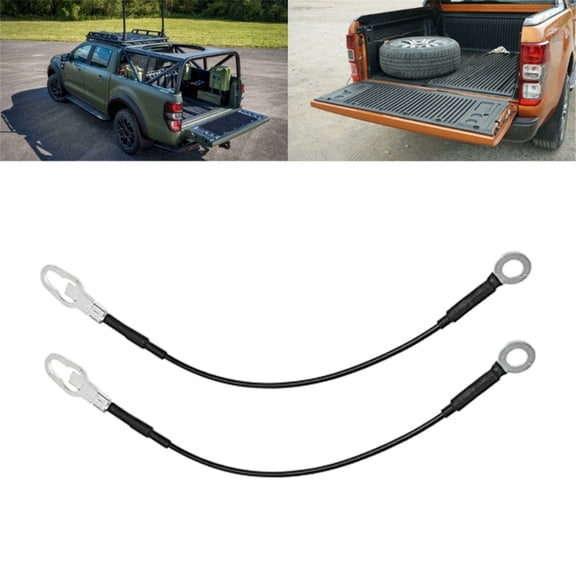 Rear Tailgate Cables Straps For 94-10 Ford Ranger Mazda B2300 B3000 Pickup Truck