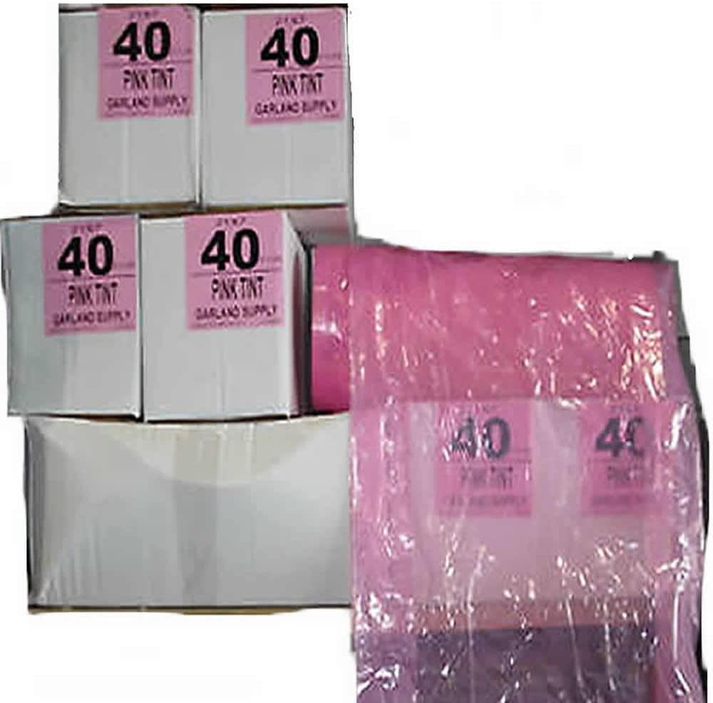 "Pink" Dry Cleaning Poly Garment Bags Choose 40" or 72" (40" x 21" x 7