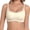 White, variant on Bras For Women, Cooling Seamless Wire-Free Push-Up Bra, Racerback & Front Closure Adjustable Straps For Summer Daily Wear White M