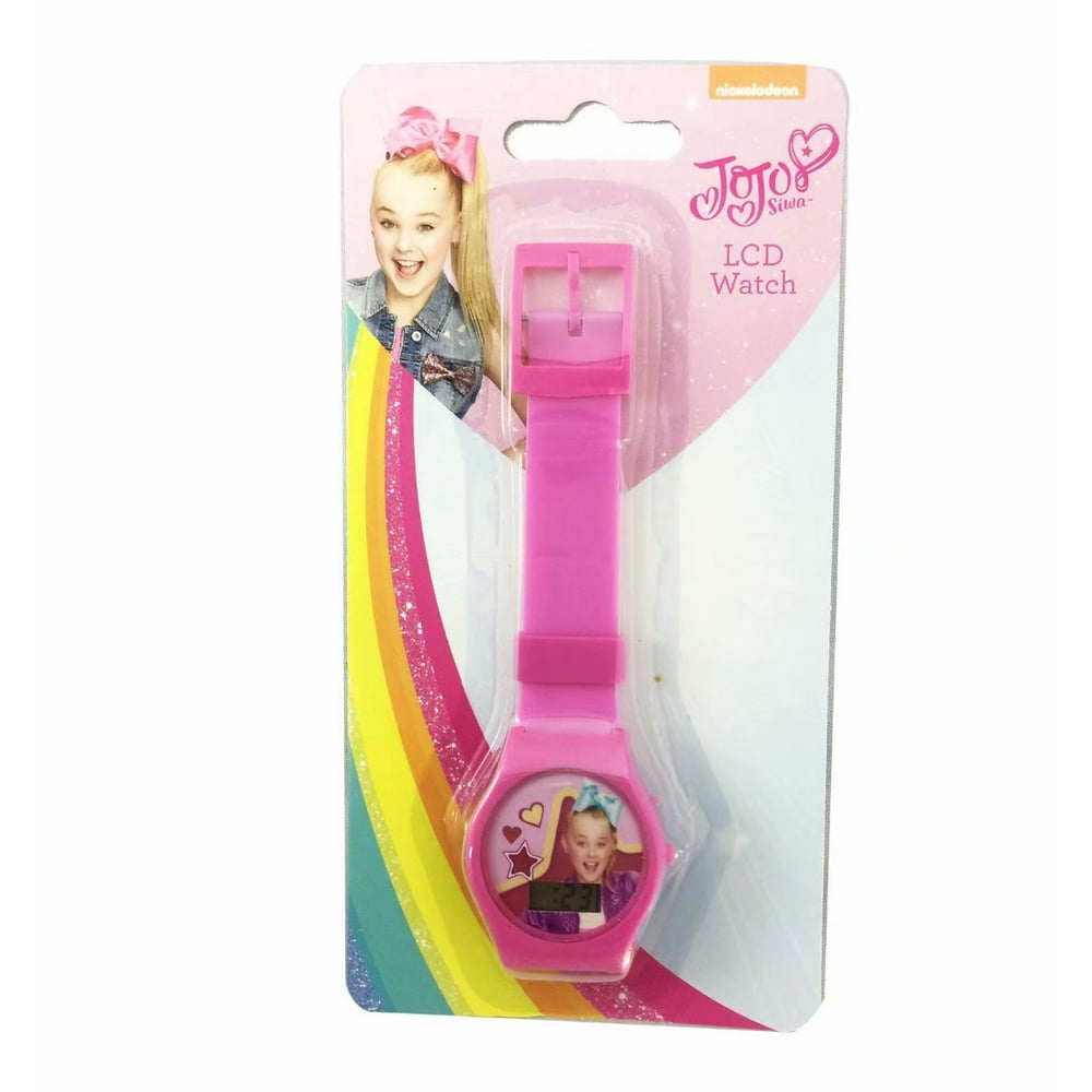 JoJo Siwa - JoJo Siwa Girls Watch Pink Band Nickelodeon Lcd Watch