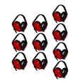 thumbnail image 1 of PEACNNG 2 Pcs Protection Auditive pour Tireurs Construction en Plastique Résistant aux Chocs Cache-Oreilles Grandes Ouvertures de Coussinets Écouteurs Antibruit, 1 of 5