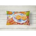 thumbnail image 2 of Carolines Treasures 6035PW1216 Florida Oranges Sliced for breakfast Decorative Canvas Fabric Pillow 12H x16W, 2 of 3