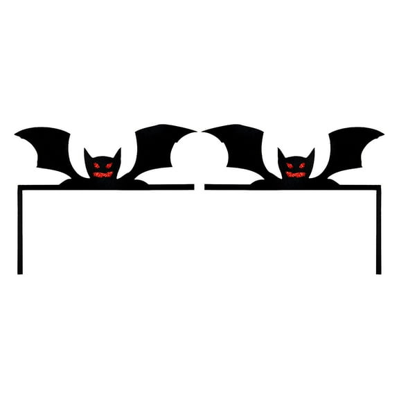 Konghyp Halloween Door Frame Decorations, Door Corners, Window Corners, Web Ornaments, Ghost Festival Home Décor, Bats Pumpkins Corner Stickers, Multi-Scene Decorations