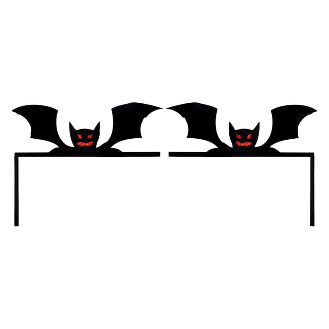 Halloween Door Decorations Halloween Door Frame Decoration Door Corner Window Corner Mesh Decoration Ghost Festival Home Decoration Bat Pumpkin Corner Stickers