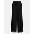 thumbnail image 6 of Joyspun Women’s Lace Trim Ribbed Pants, 30'' Inseam, Sizes XS-3X, 6 of 6