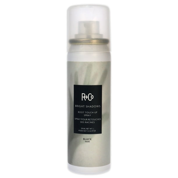 Spray retocador de raíces Bright Shadows, negro, de R+Co, unisex, 1,5 oz, colorante para el cabello R+Co R+Co Color de pelo 1.5 oz