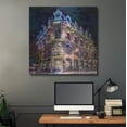 thumbnail image 5 of Luxe Metal Art 'Mexico City Estanquillo Museum' by Pedro Gavidia, Metal Wall Art, 36"x36", 5 of 9