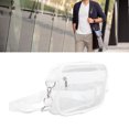 thumbnail image 1 of Waterproof Clear Shoulder Bag With Adjustable Breathable Strap, Small PVC Transparent Bag Purse For Work Gym Beach Airport Travel And Concerts, 1 of 8