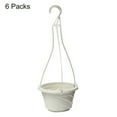 thumbnail image 2 of Manunclaims Hanging Plant Bracket, 5.1" x 6" White Flower Pot Holder Sturdy Exquisite Hanging Hook Plant Hook Outdoor Indoor Hanging Basket - 1Packs/ 4Packs/ 6Packs Optional, 2 of 8