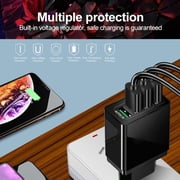 Hyper Charge Pro, Hyper Charge Pro Charger, 4-Port Quick Charge 3.0 Hub with Temp Control & Fast Charging, Charge All Your Devices 4X Faster for Android and iPhone (F)
