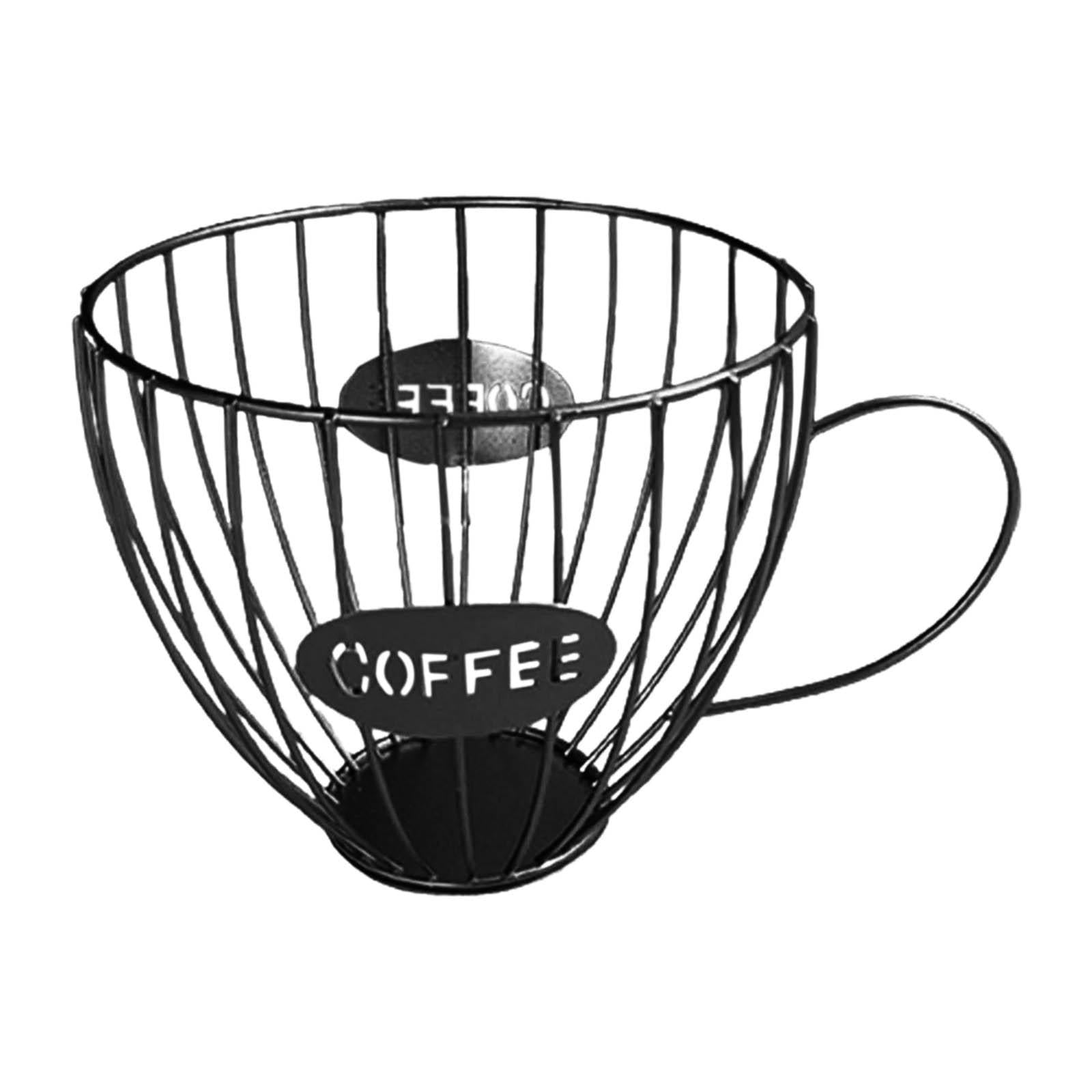 Multipurpose Espresso Basket Holder Coffee Holder, for Counter Coffee Bar , Black