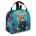 thumbnail image 2 of Vsdgher Underwater Diving Cat Lunch Bag, Lunch Box for Women Adult Men, Lunch Tote Insulated Cooler Lunch Container for Work/Office/Picnic/Travel, 2 of 8