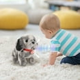 thumbnail image 2 of Realistic Robot Puppy Toy for Kids | Interactive Walking & Tail-Wagging Robotic Dog | Soft Mini Pet with Sound & Tricks | Great Gift for Christmas & Birthdays | Requires 2 AA Batteries (Not Included), 2 of 6
