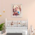 thumbnail image 4 of Cuadros Decorativos 5D DIY Diamond Painting Kits Full Square Drill Blue-eye Girl mosaico imagen pared Tmvgtek embutido en tela, 4 of 9