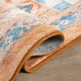 thumbnail image 2 of Bohemian Vintage Series Area Rug, Ethnic Style Washable Non-Slip Rug, 2 x 3 ft, Orange, 1 Pack, 2 of 4