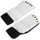 thumbnail image 3 of 2 protectores de pies para taekwondo, protección de boxeo, soporte de tobillo para adultos y niños, entrenamiento de kickboxing en el gimnasio, color blanco y negro, talla S, 3 of 15