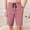 Red, variant on Men's Striped Loungewear Pajama Shorts, Elastic Waist Pockets, Fitness Casual Homewear Shorts Light Blue M