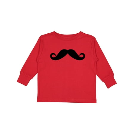 

Inktastic Mustache Gift Toddler Boy or Toddler Girl Long Sleeve T-Shirt