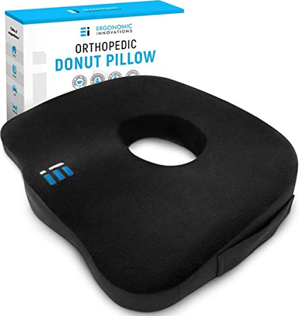 Ergonomic Donut Coccyx Chair Support iMedic Memory Foam Seat Cushion Ultra Luxury Edition 