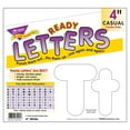 thumbnail image 2 of Trend Enterprises T-79905-3 White 4 in. Casual Uppercase Lowercase Combo Pack - Pack of 3, 2 of 2