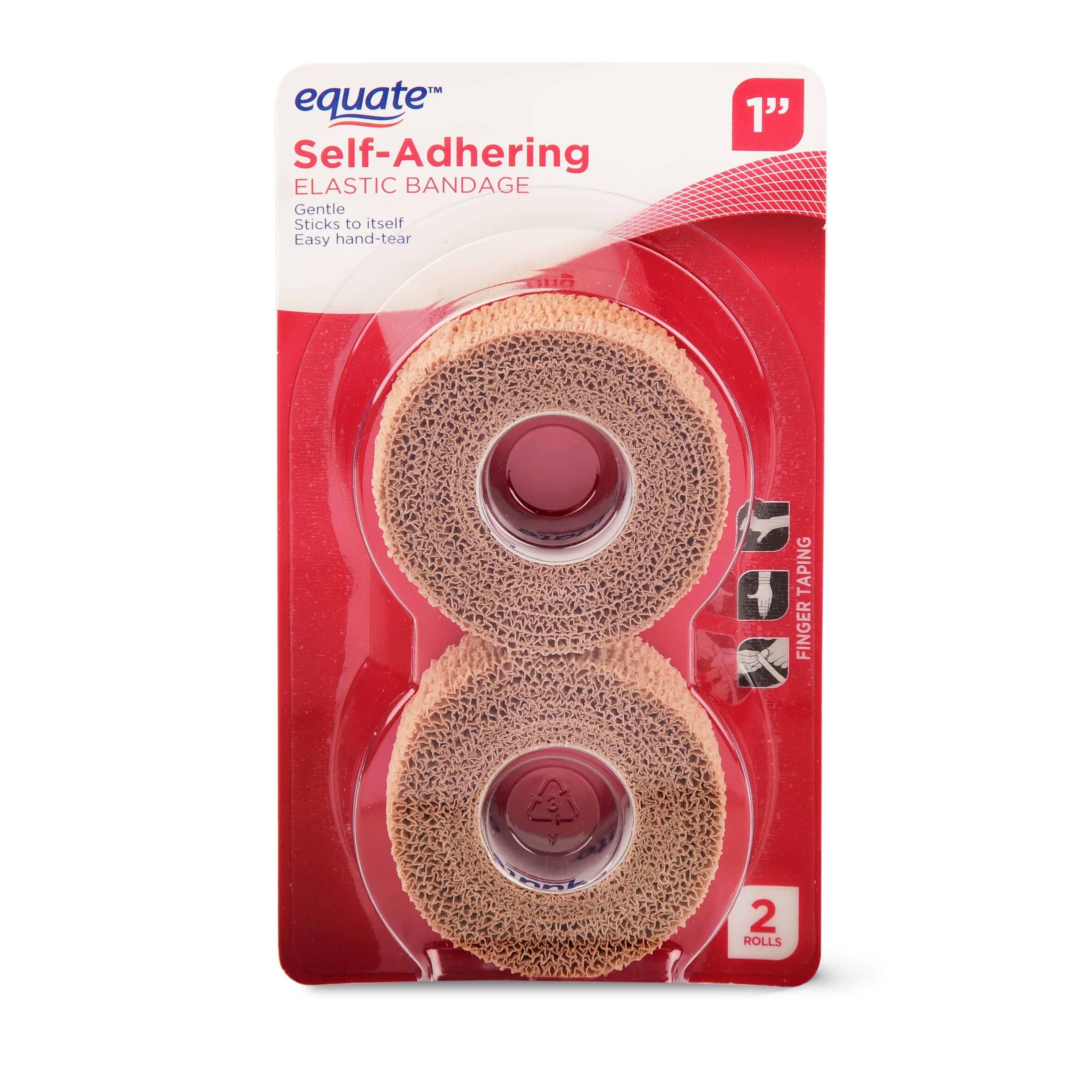 Equate Self-Adhering 1" Elastic Bandages, 2 Count - Walmart.com