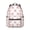 Pink Cat Head, variant on Galaxy Cat Head Black Pattern Backpack for School, Cute School Bag with Adjustable Shoulder Straps and Padded Back, 15.3"x11"x7.1"