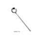 thumbnail image 4 of Ounissouiy 8 piezas cuchara agitadora de acero inoxidable café té agitador mango largo cubiertos vajilla reutilizable cocina café comer Mostrada Plata 13cm Ounissouiy HA071101-01, 4 of 6