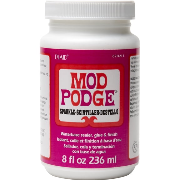 Mod Podge Sparkle Liquid Sealer, Glue, and Finish, 8 fl oz