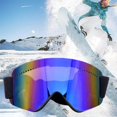 thumbnail image 4 of Gafas de esquí Mujeres Hombres Esquí Snowboard Gafas Protección Gafas de nieve Gafas Gafas de terre para patinar ejercicio libre Motocicleta Azul DYNWAVEMX Gafas de esquí de snowboard, 4 of 8