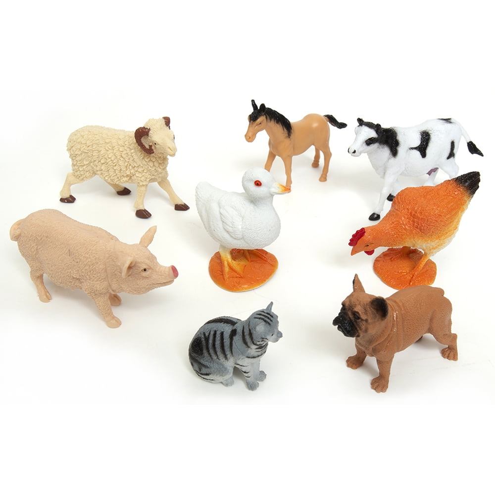 Zoo Troop Multipack Farm Set – 14-Piece Farm Figurine Adventure Pack
