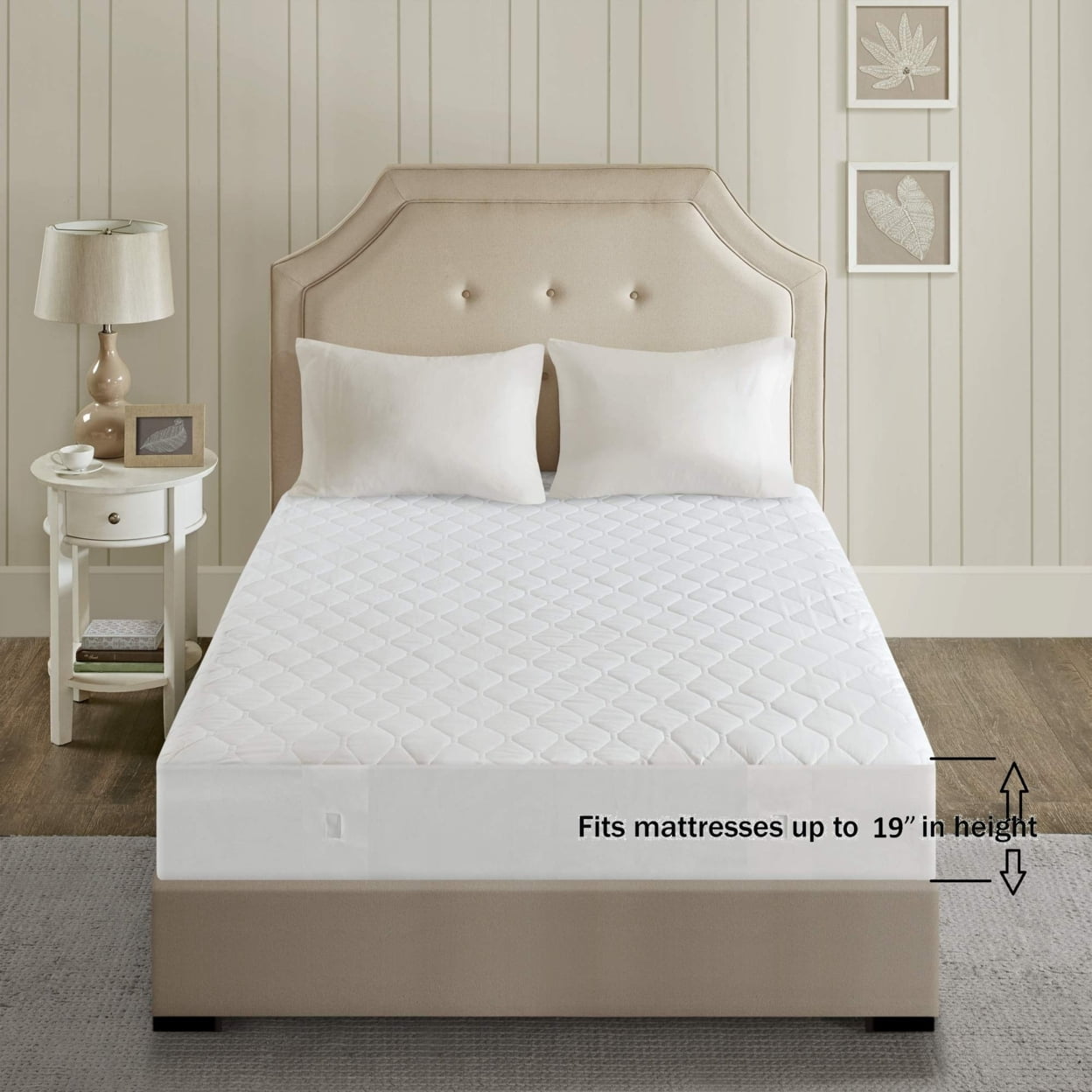 Beautyrest Cotton Blend Heated Mattress Pad, Twin XL - Walmart.com