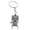 Silver, variant on Retro Style Robot Keychain Collection Movable Robot Charm For Men Women Teens