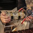 thumbnail image 3 of jinwen Fuel Bottle Holder Propane Tank Pockets Feature Heavy Cylinder Holder Tank Cover Rigg Saddlebags Fuel Bottle for Trails CP, 3 of 8