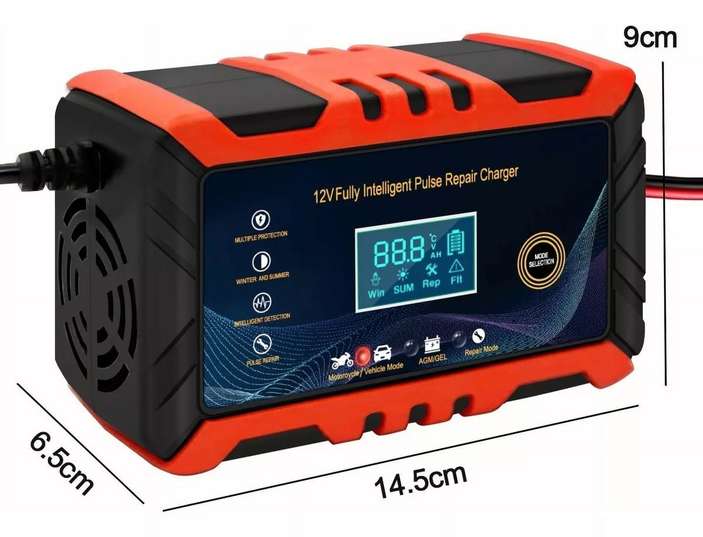 woerma Smart Charger WMC-12V6A 6 Amps 12V Fully Automatic Automotive Battery Charger