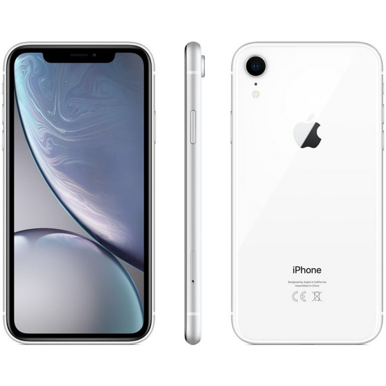 Restored Apple iPhone XR 64GB Unlocked GSM 4G LTE Phone w/ 12MP Camera -  White (Refurbished)