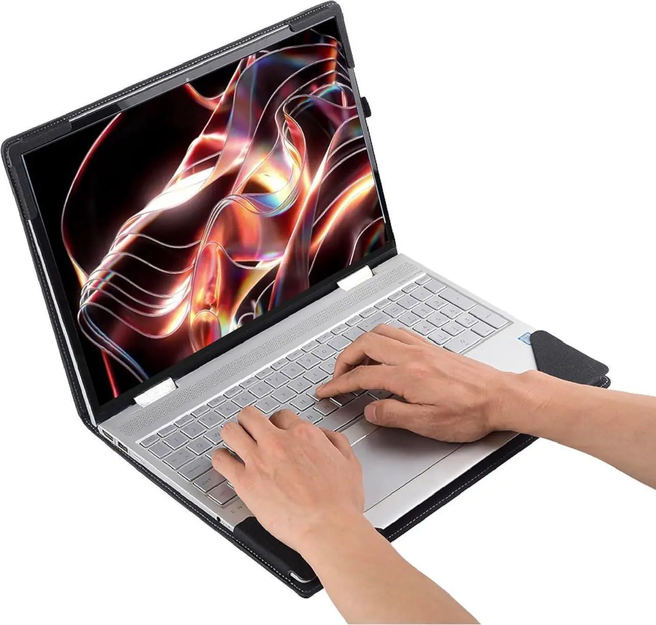 Laptop Case Cover for ASUS Vivobook S 15 S5506 M5506 & Vivobook S 16 S5606 M5606,PU Leather Detachable Protective Sleeve