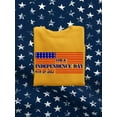 thumbnail image 3 of Independence Day 4Th Sweatshirt Men -Image by Shutterstock, Male 4X-Large, 3 of 4