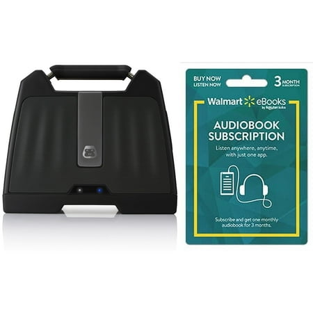 ($15 Savings) G-Project G-Boom Wireless Bluetooth Boombox Speaker Rugged Portable Speaker with Rechargeable Battery with 50% off Audiobooks Gift Card