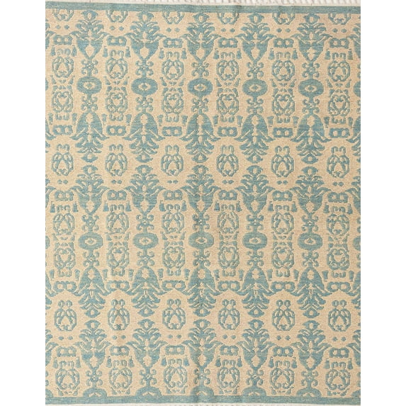 Ahgly Company Machine Washable Indoor Rectangle Abstract Green Area Rugs, 2' x 4'