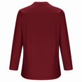 thumbnail image 4 of Womens Cotton Linen Tops V-Neck Half Sleeve Solid Casual Button down Shirts Comfy Loose Fit Flowy Tunic Tops Lightweight Summer Blouse, 4 of 4
