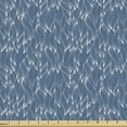thumbnail image 1 of Abstract Fabric by the Yard Upholstery, Pattern of Ornamental Basic Monotone Leaf Like Looking Strokes Stripes Curves, Decorative Fabric for DIY and Home Accents, Dark Sky Blue by Ambesonne, 1 of 5