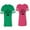 Men Green / Women Pink, variant on My Favorite People Call Me Dad Mom Matching Couple Cotton Jerseys (Men Green / Women Black) (Men S / Women S)