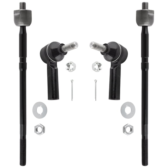BOXI 4pcs Front Inner Outer Tie Rods Tie Rod Ends Fit for Lexus ES250 1990 1991 / for Toyota Camry 1987 1988 1989 1990 1991 / for Toyota Celica 1986 1987 1988 1989 | EV261 ES2382