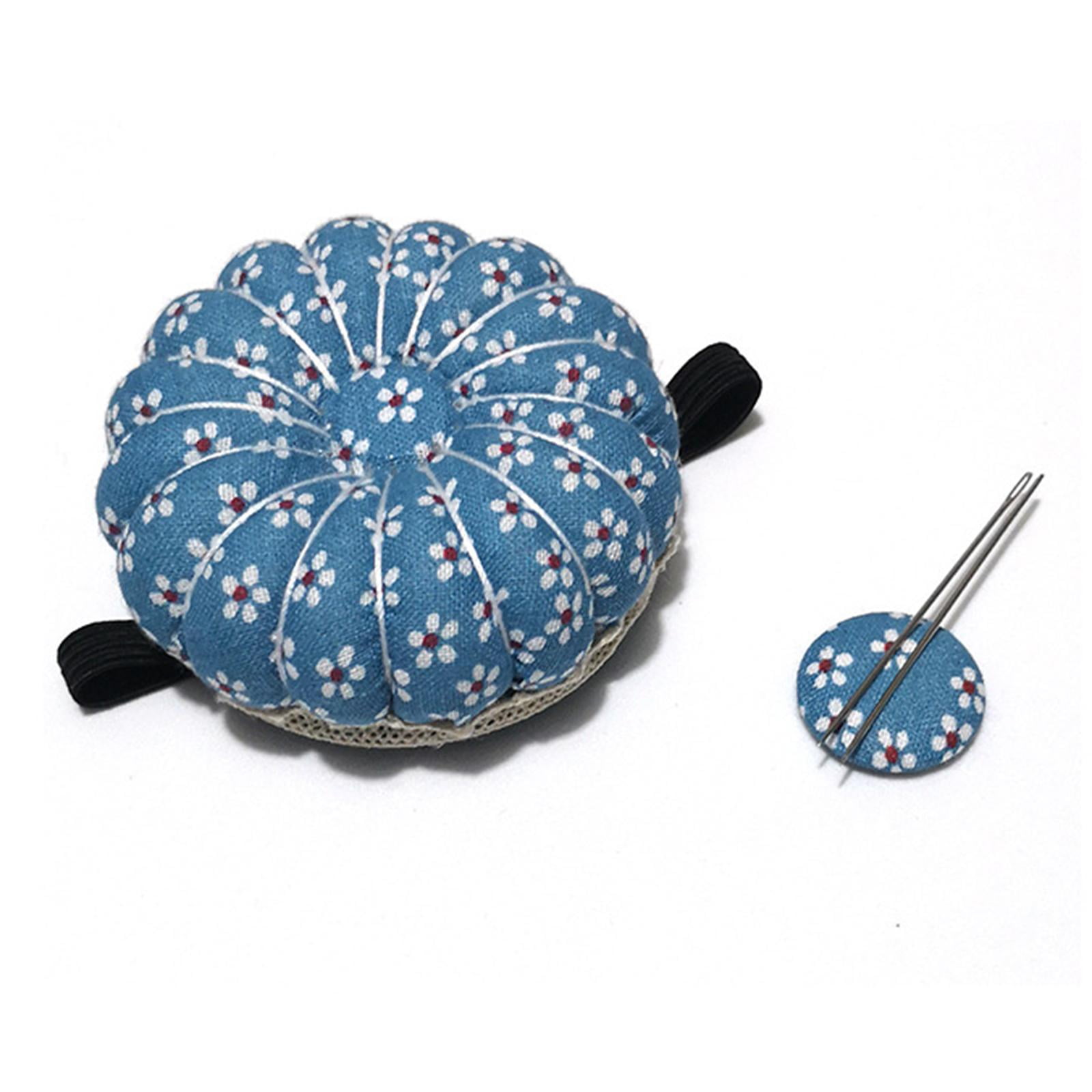 Set Of 2 Wrist Sewing Pin Cushions With Elastic Band - For