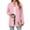 411#Pink, variant on GXIPO Long Sleeve Lightweight Cardigan for Women Flowy Drape Soft Loose Fit Cardigan with Pockets Solid Color Khaki M